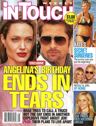 Illustration for article titled This Week In Tabloids: Angie & Kate's Birthday Tears